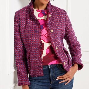 NWT Talbots Tweed Suit Set jacket and Skirt 4p